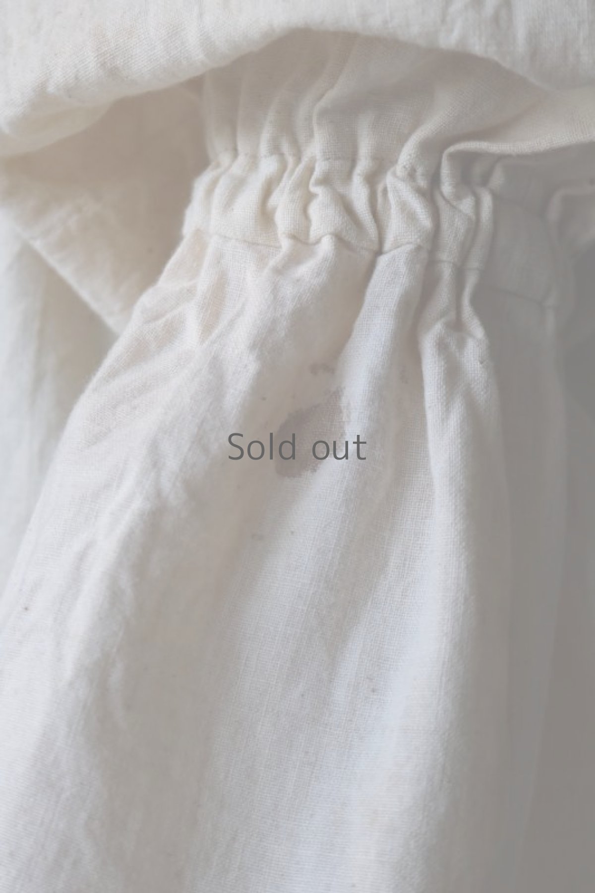 画像8: 【ササキチホ】古布　ピエロ袖ブラウス(生成り) (8)