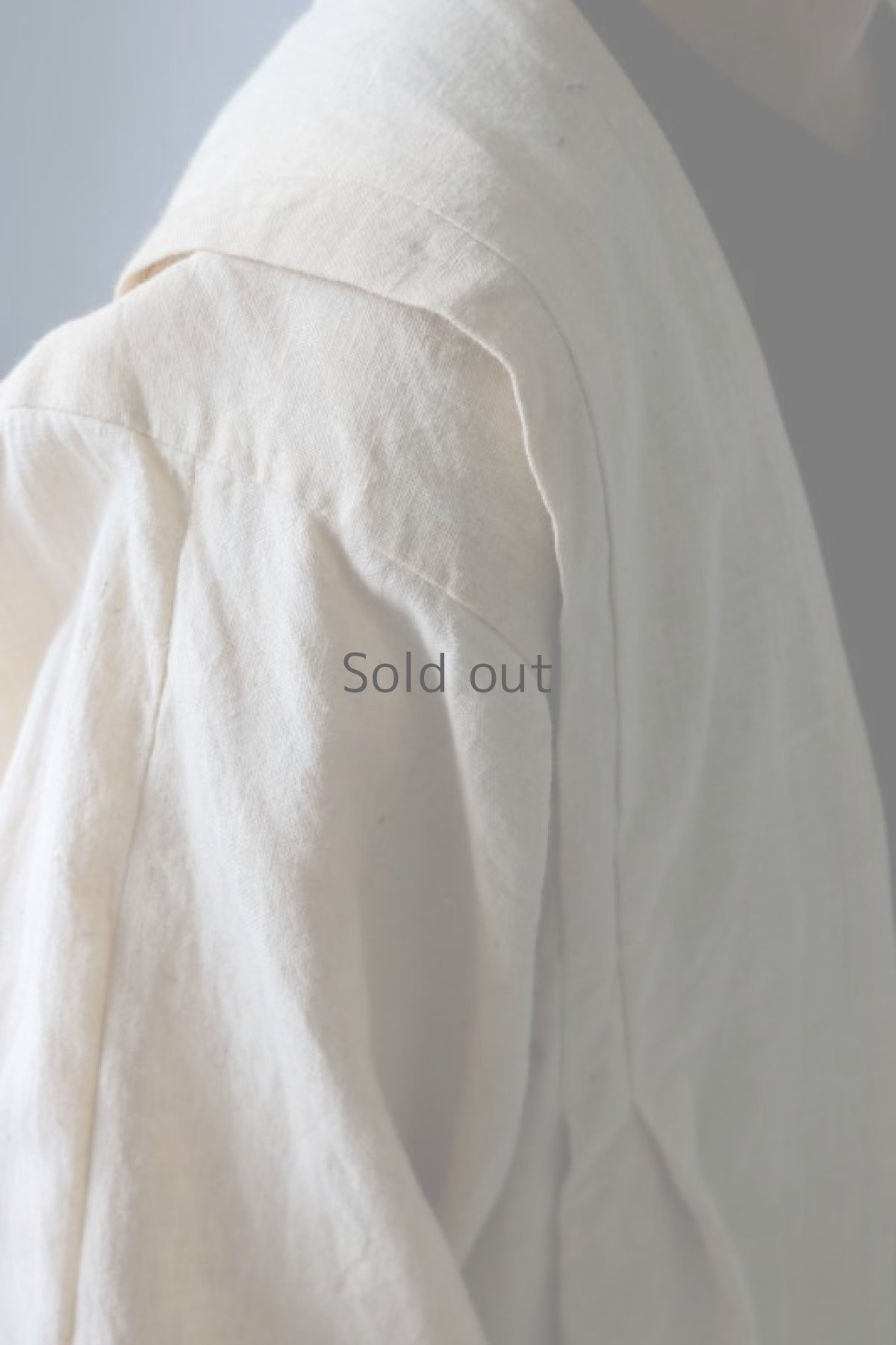 画像15: 【ササキチホ】古布　ピエロ袖ブラウス(生成り) (15)