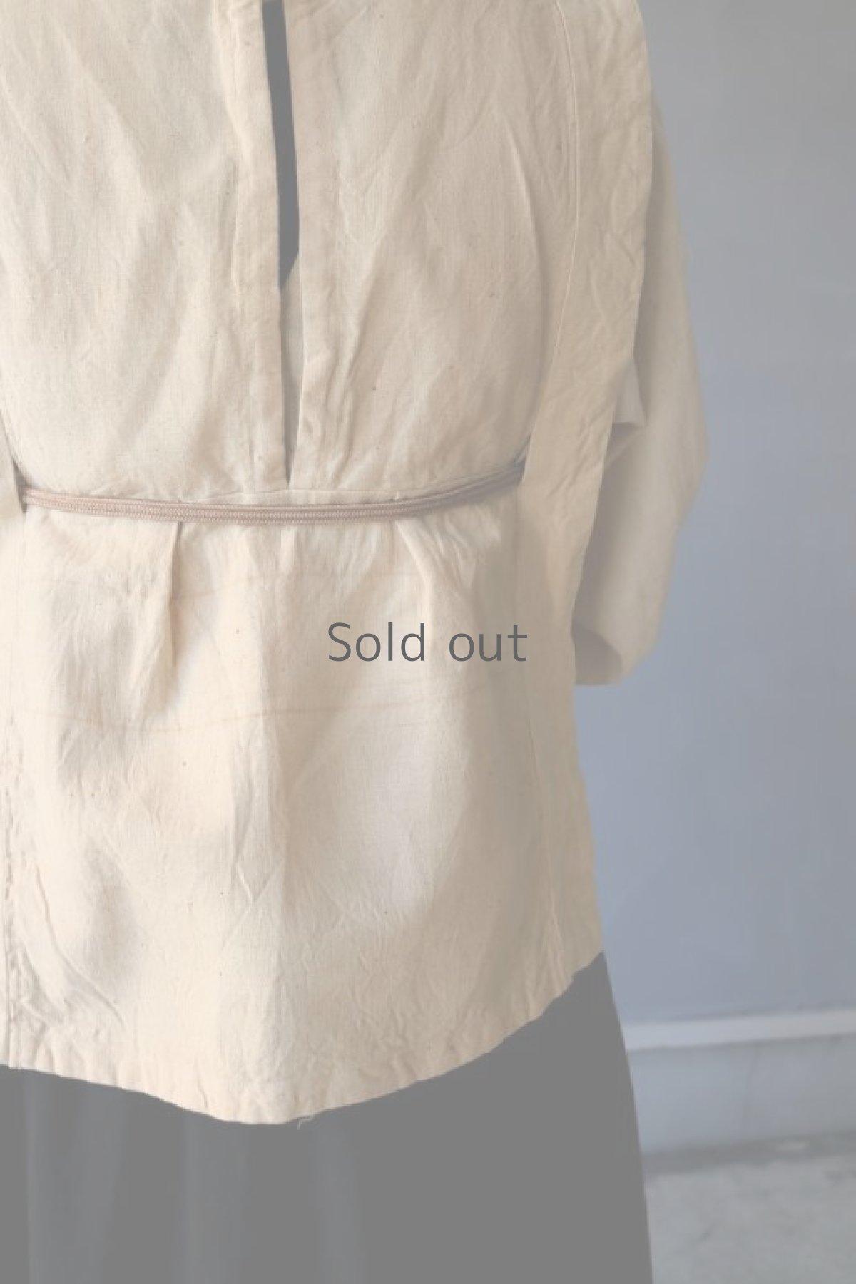 画像11: 【ササキチホ】日本古布×中国古布　四角衣 (11)