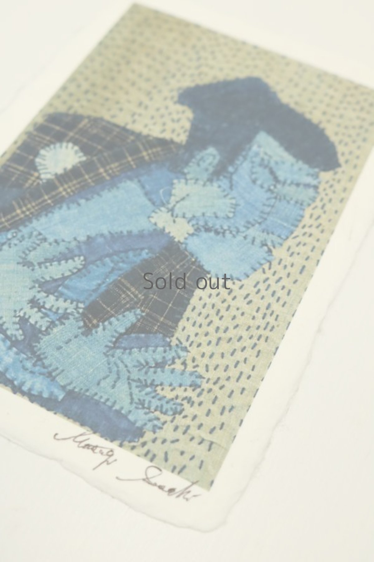 画像10: 【MITSUGU SASAKI】ボロ浮世絵アート　和紙ポストカード5枚セット＋プロセス動画 (10)