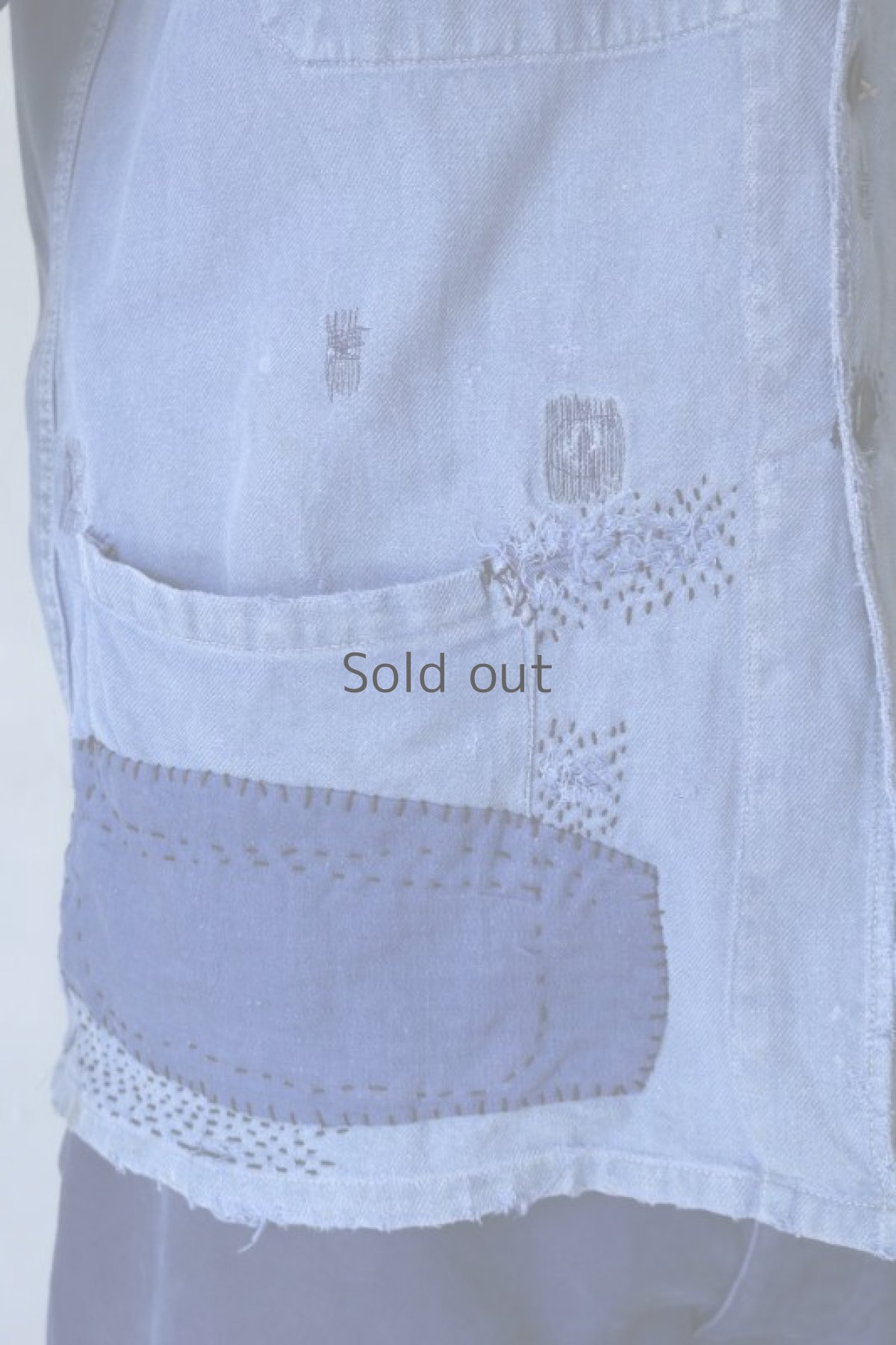 画像6: 【MITSUGU SASAKI】ビンテージリメイク　パッチワーク　ファイヤーファイターワークジャケット (6)