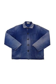 画像1: 【中国】1960年代　ブルーワークジャケット（中国製） (1)
