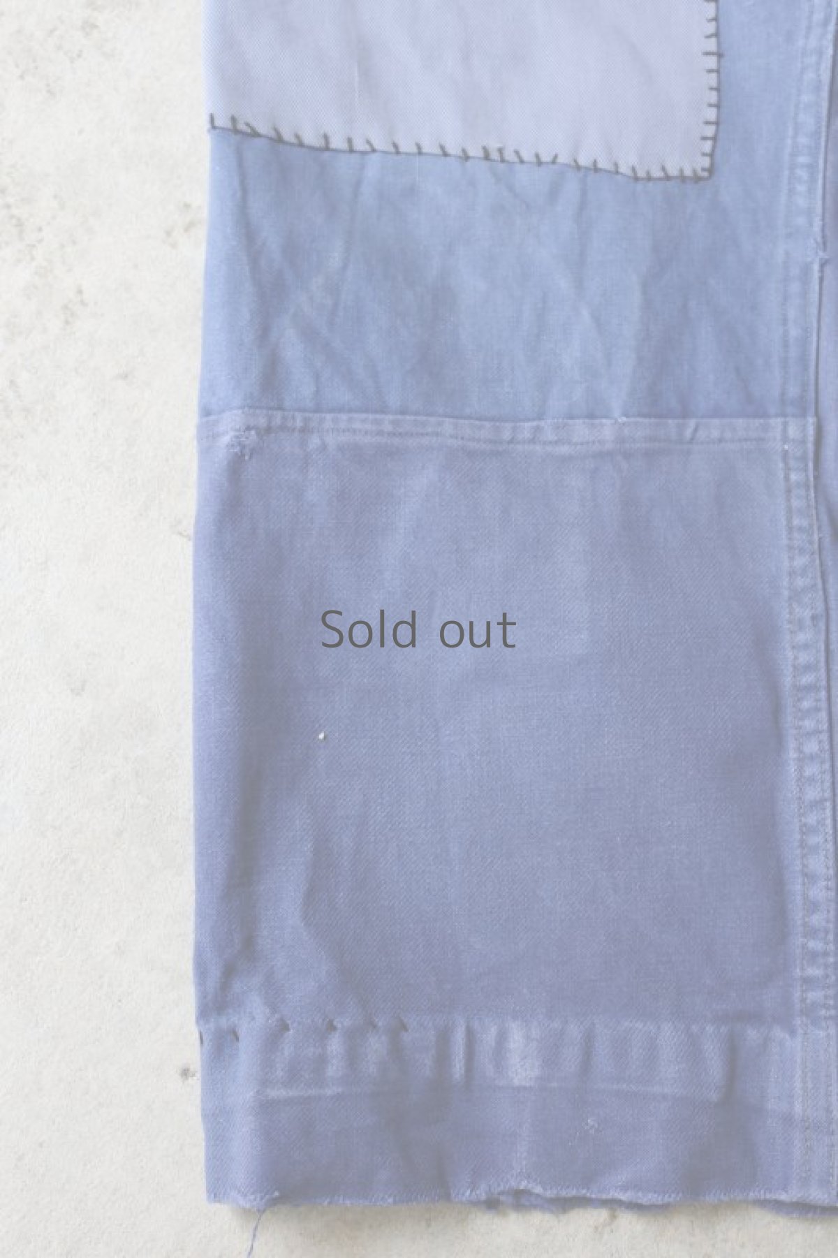 画像4: 【MITSUGU SASAKI】ビンテージ×リメイク　パッチワーク　ワークパンツ（KIDUR） (4)