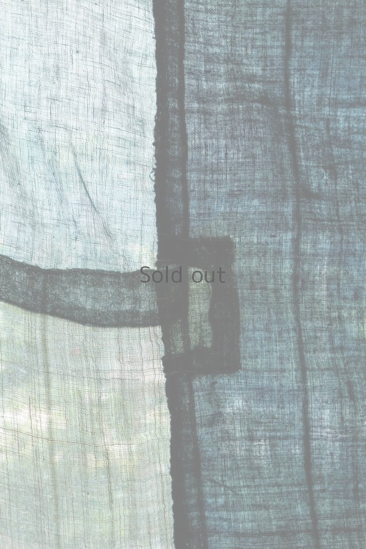 画像17: 【MITSUGU SASAKI】日本古布　パッチワーク壁掛け (ウコンの蚊帳) (17)