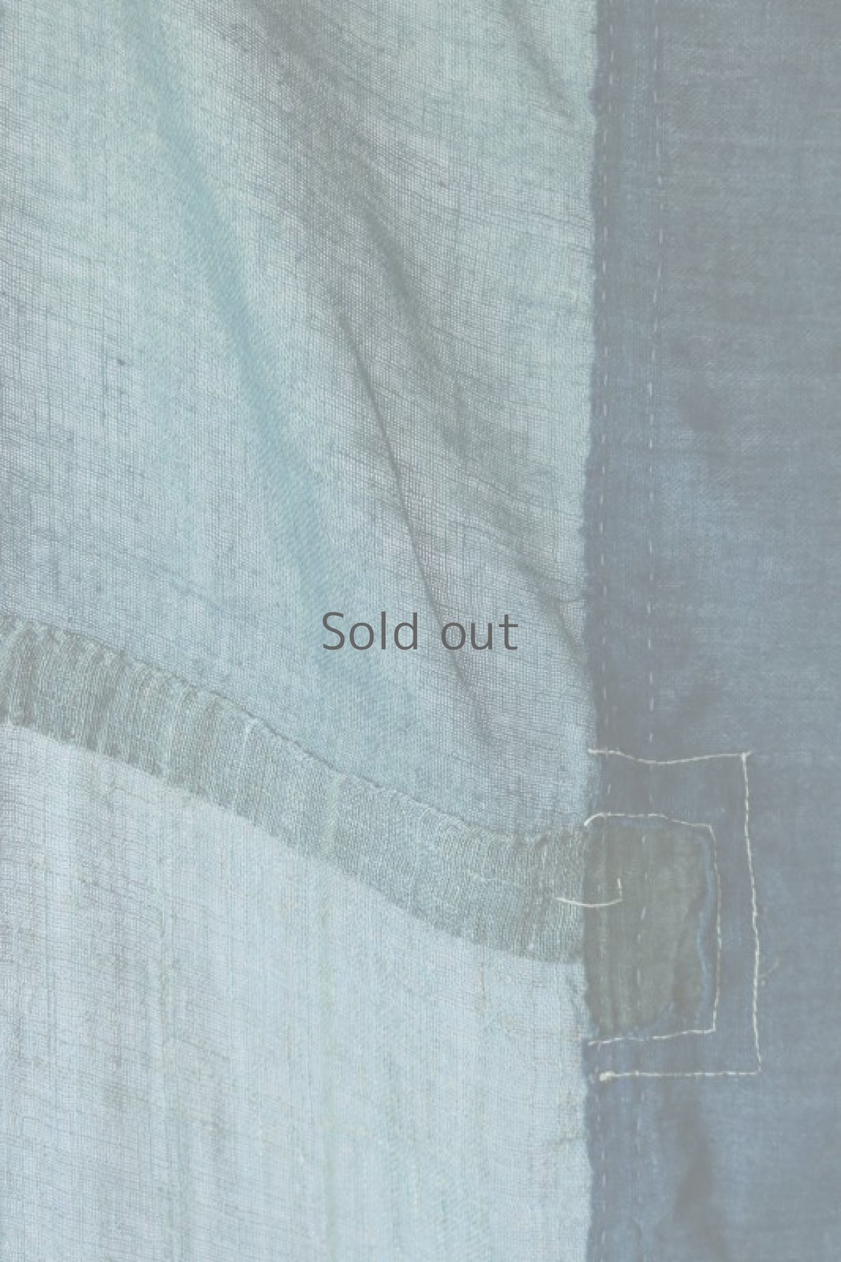 画像5: 【MITSUGU SASAKI】日本古布　パッチワーク壁掛け (ウコンの蚊帳) (5)