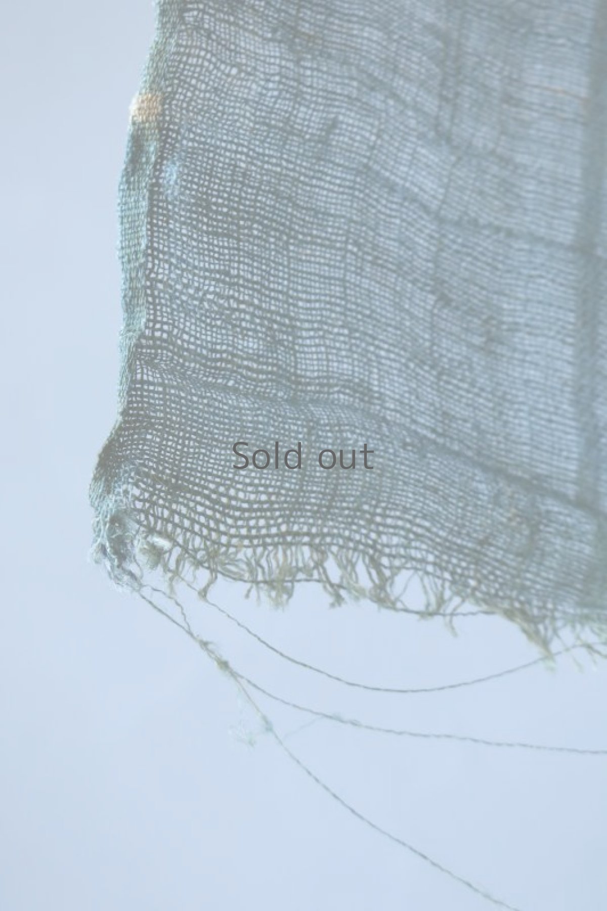 画像8: 【MITSUGU SASAKI】日本古布　パッチワーク壁掛け (ウコンの蚊帳) (8)