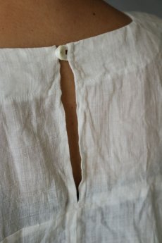 画像12: 【ササキチホ】麻古布　バルーン袖ブラウス＋巻きスカート (12)