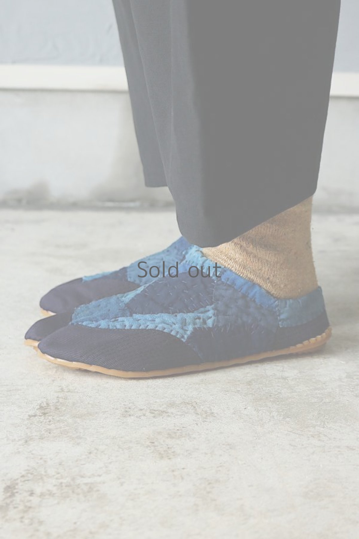 画像9: 【MITSUGU SASAKI】SUPER BORO BORO ジカタビ スリッポン（SIZE:Women's L） (9)