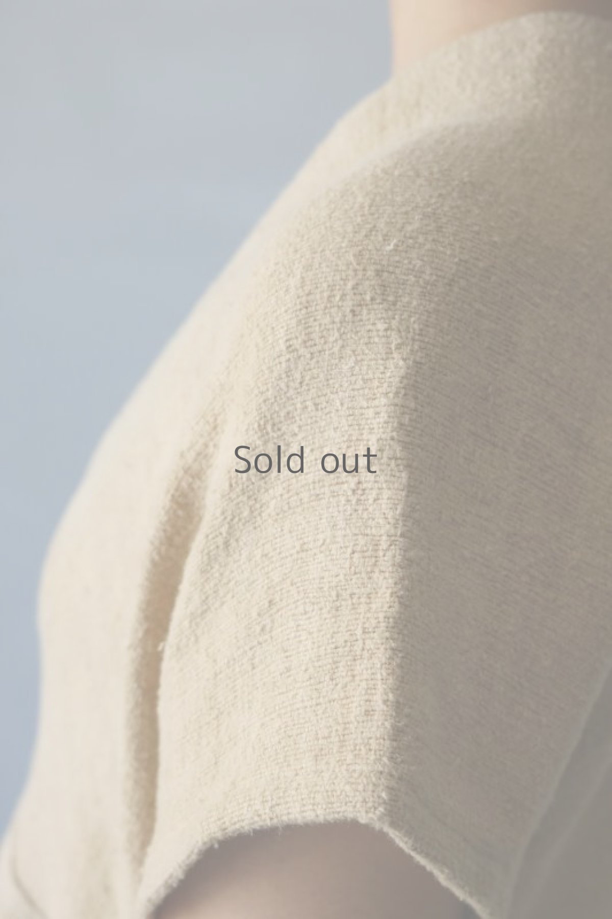 画像10: 【ササキチホ】アンティーク手織リネン×染め　カレンワンピース（ベージュ） (10)