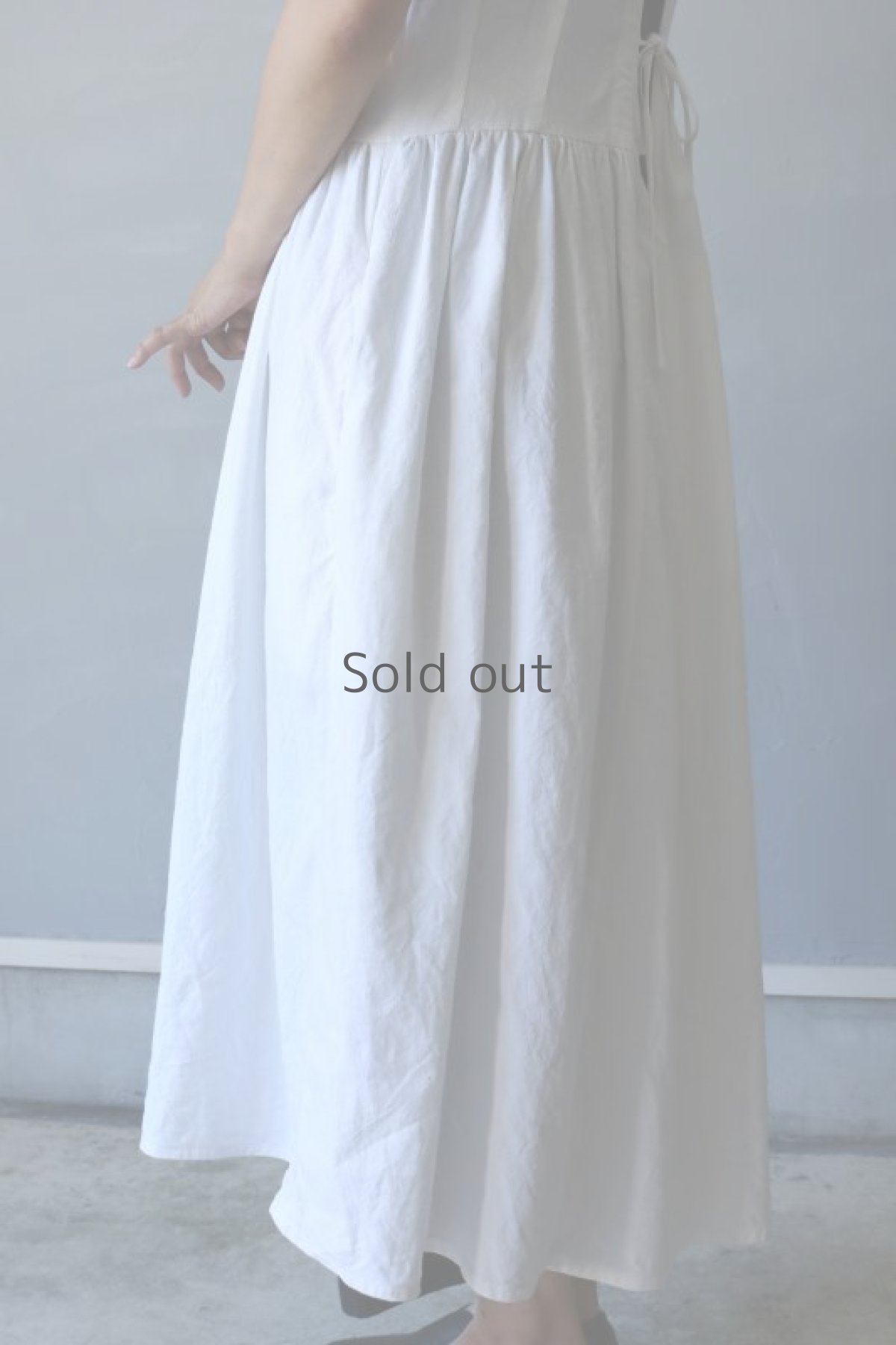 画像8: 【ササキチホ】アンティークリネン　インナーワンピース（白） (8)