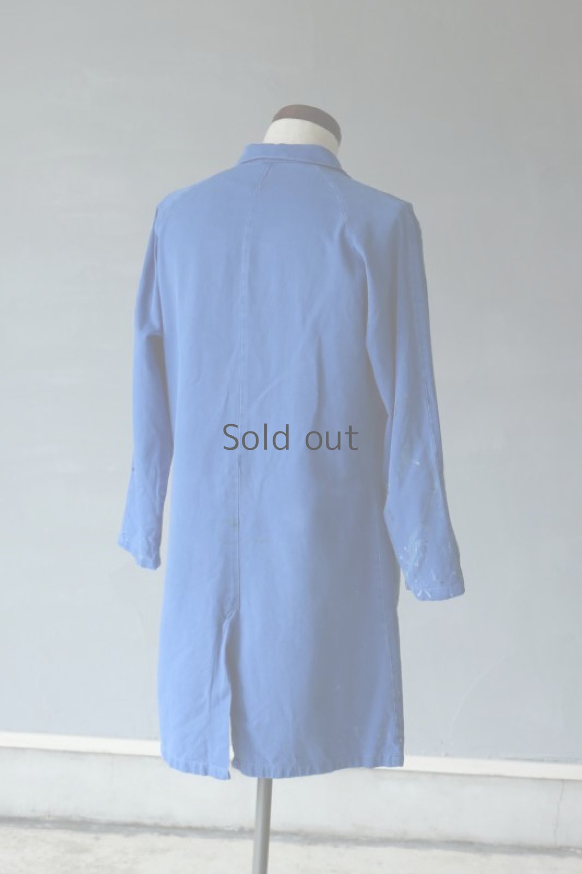 画像8: 【フランス】1960年代　ブルーワークコート(ペンキ汚れ) (8)