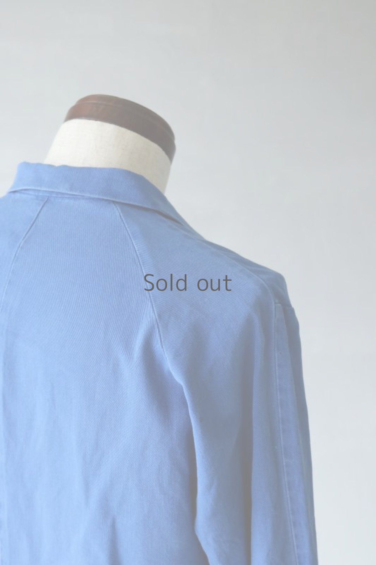 画像9: 【フランス】1960年代　ブルーワークコート(ペンキ汚れ) (9)