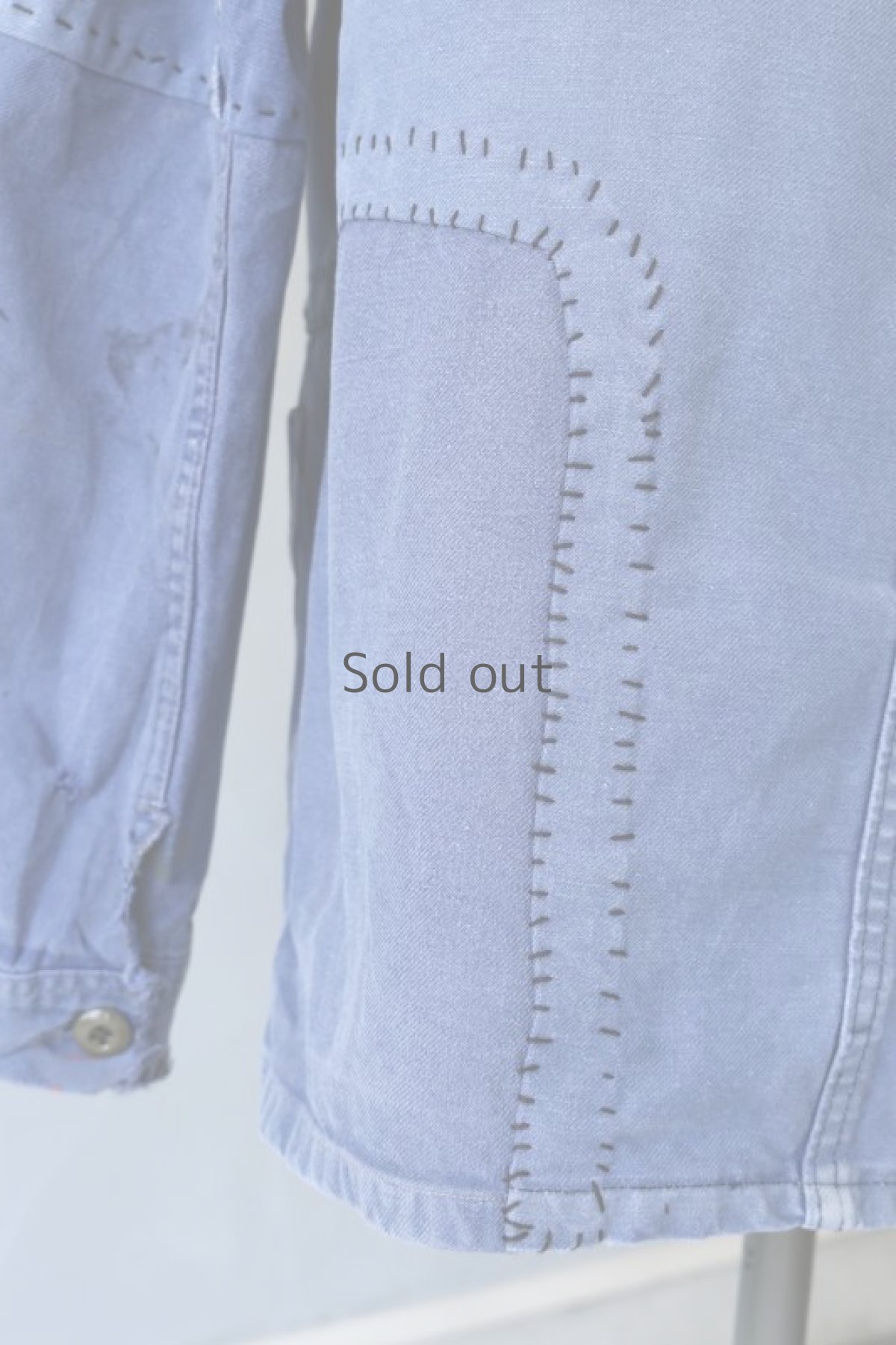 画像10: 【MITSUGU SASAKI】ビンテージリメイク　パッチワーク　ワークジャケット(大きめ) (10)