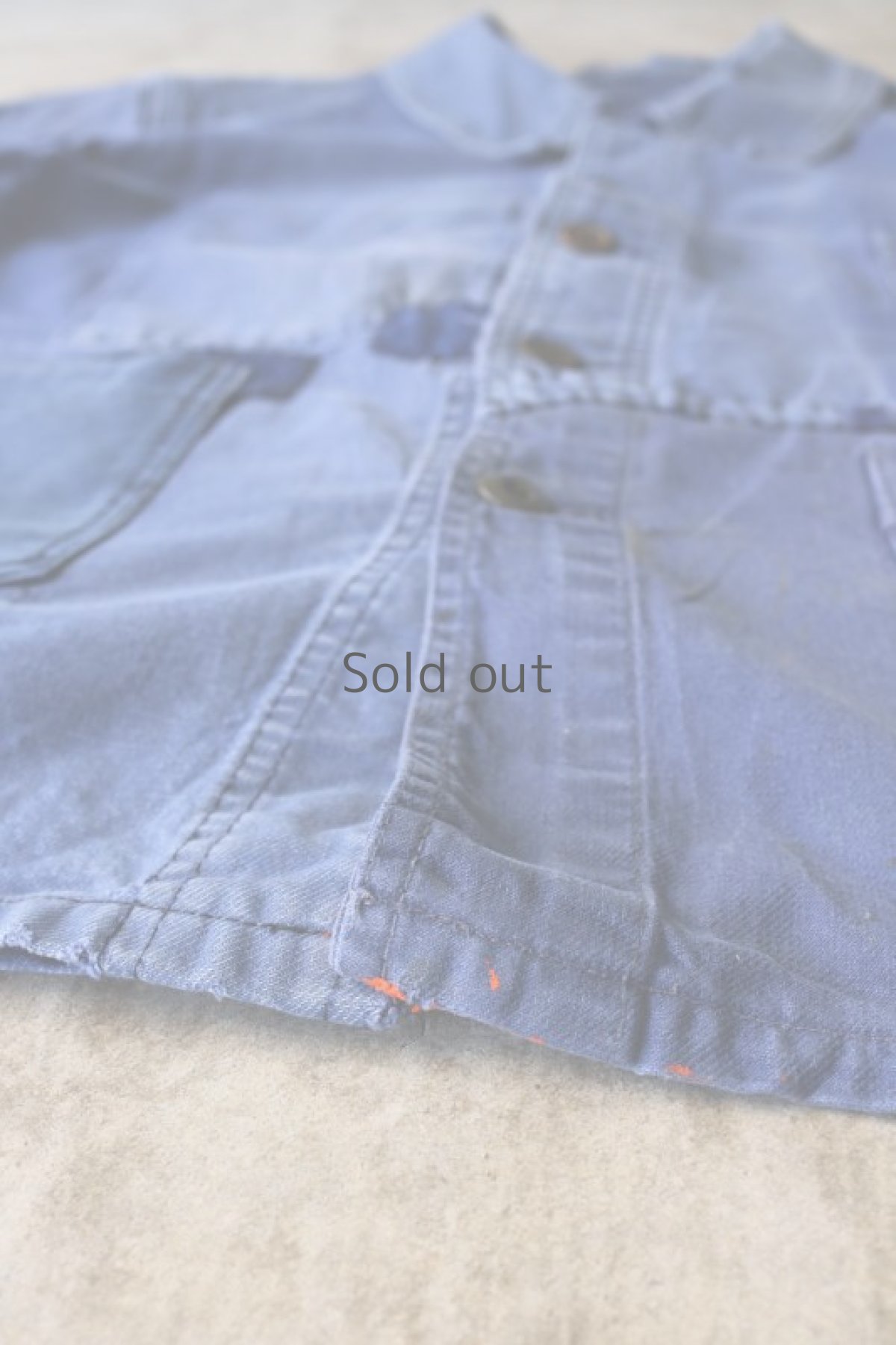 画像13: 【MITSUGU SASAKI】ビンテージリメイク　パッチワーク　ワークジャケット(大きめ) (13)