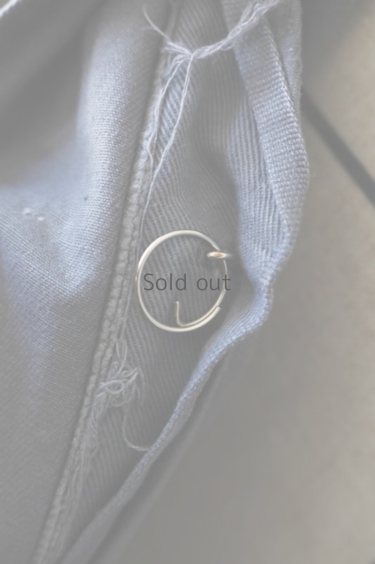 画像12: 【ドイツ】1960年代　グレーコットン　ワークコート(チェンジボタン) (12)