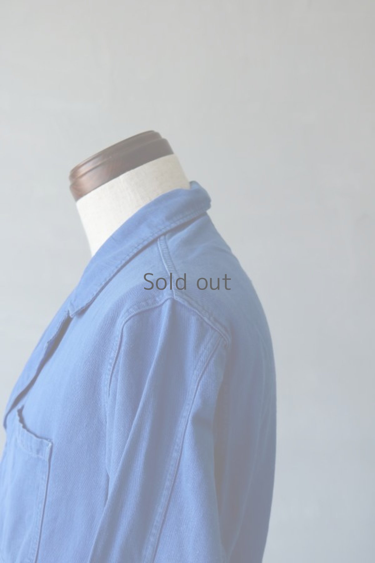 画像8: 【フランス】1960年代　ブルーワークコート (8)