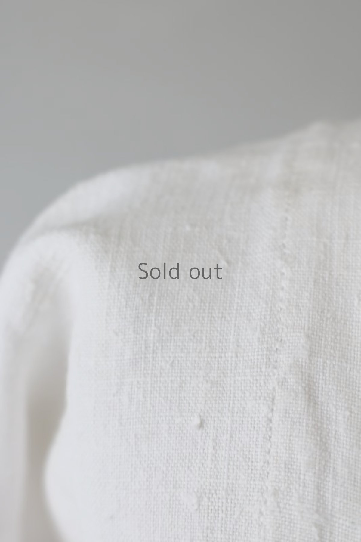 画像6: 【フランス】アンティークリネン ハーフスリーブ スクェアネックワンピース（イニシャルMA） (6)