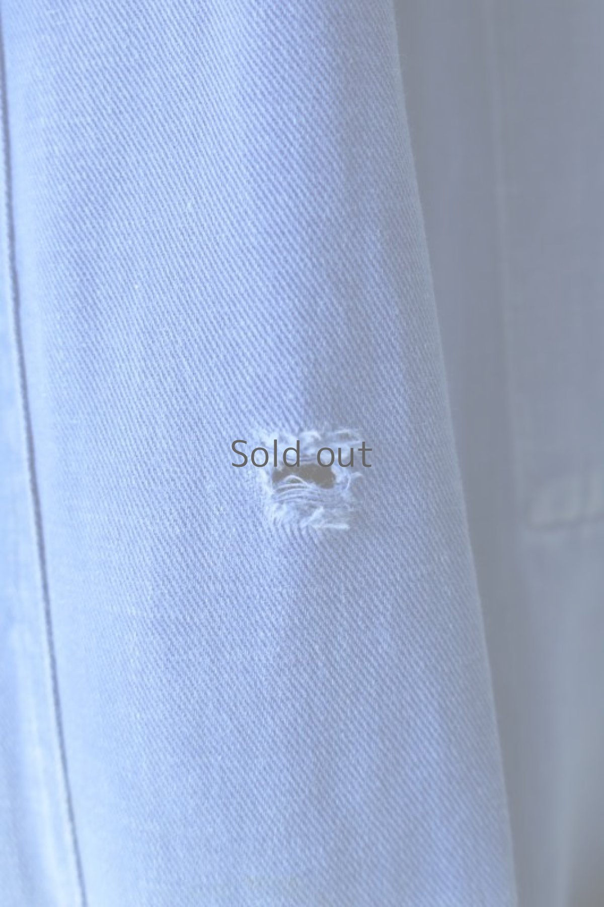 画像11: 【MITSUGU SASAKI】ビンテージリメイク　パッチワーク　ワークコート（ブルー） (11)