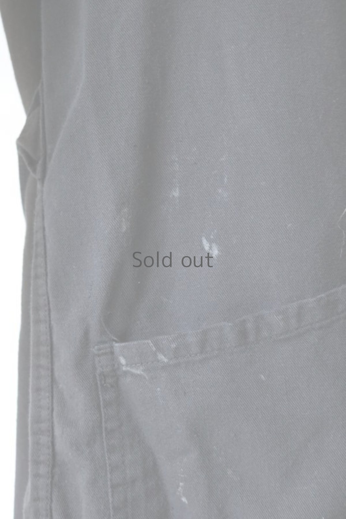 画像6: 【ドイツ】1960年代　後染め　ワークコート(チェンジボタン/黒) (6)