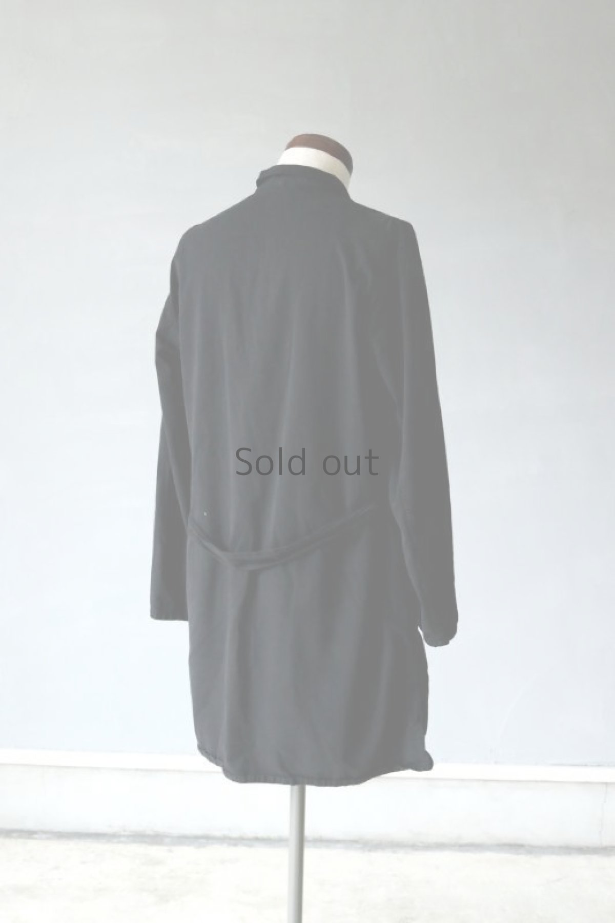 画像10: 【ドイツ】1960年代　後染め　ワークコート(チェンジボタン/黒) (10)