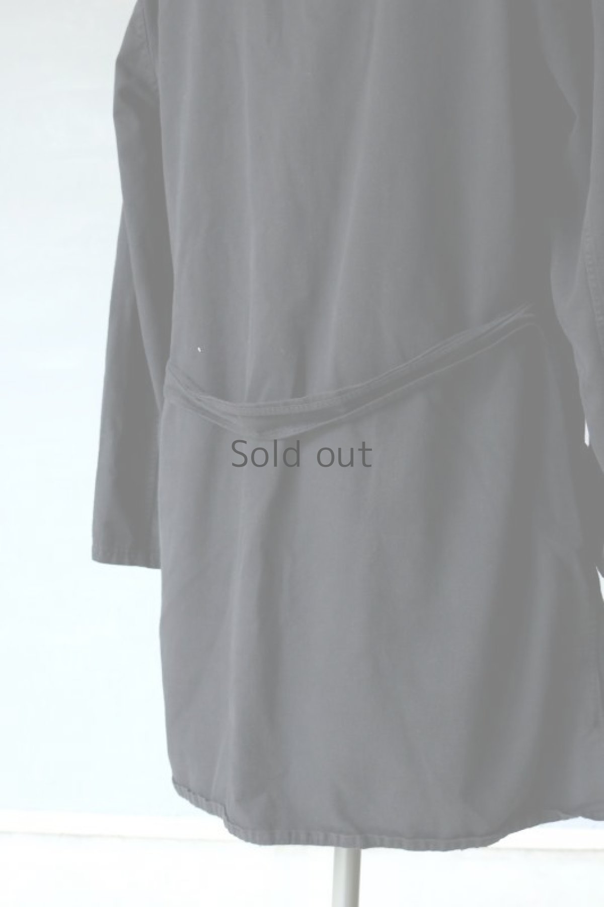 画像11: 【ドイツ】1960年代　後染め　ワークコート(チェンジボタン/黒) (11)