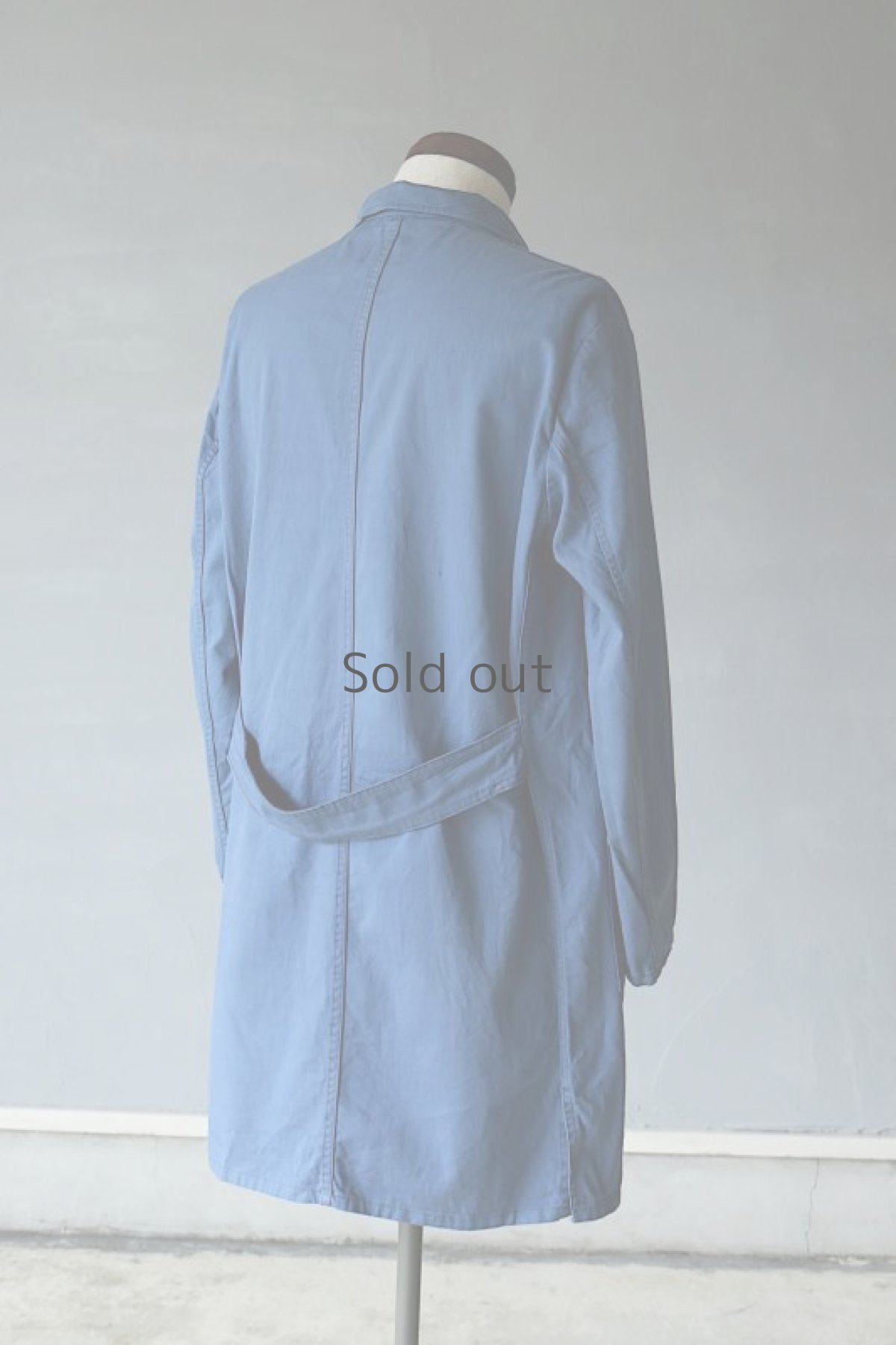 画像8: 【ドイツ】1960年代　ブルーグレー　ワークコート(チェンジボタン/Kempel) (8)