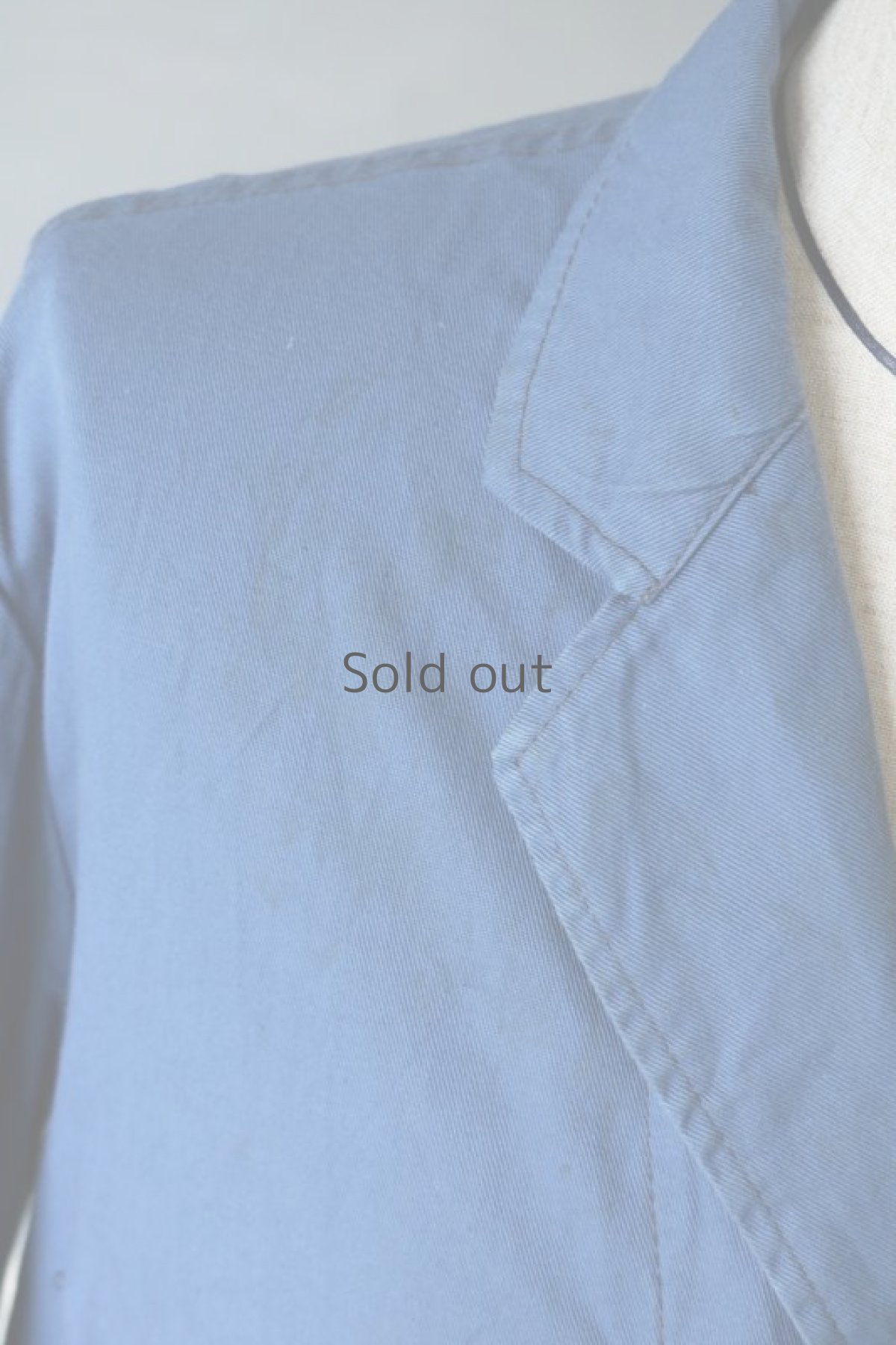 画像3: 【ドイツ】1960年代　ブルーグレー　ワークコート(チェンジボタン/Kempel) (3)