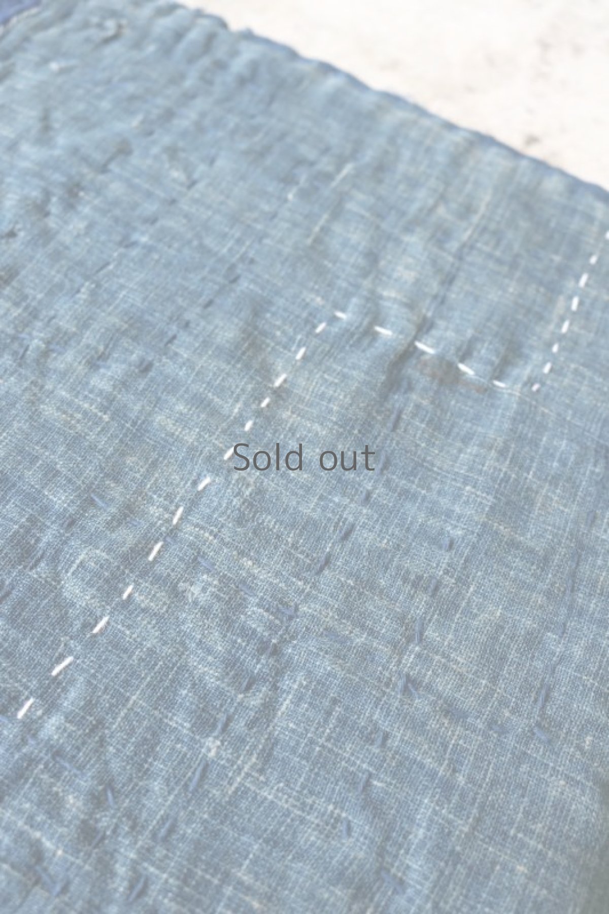 画像5: 【MITSUGU SASAKI】日本古布　藍染パッチワーク　ZABUTON (5)