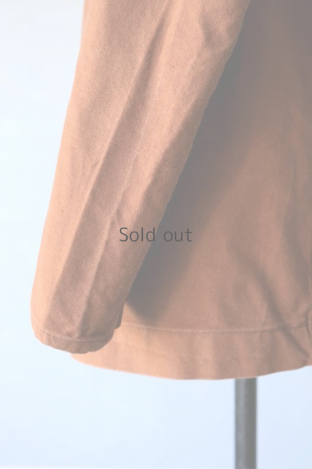 画像7: 【イタリア】ビンテージ　プリズナーワークジャケット（ブラウン） (7)