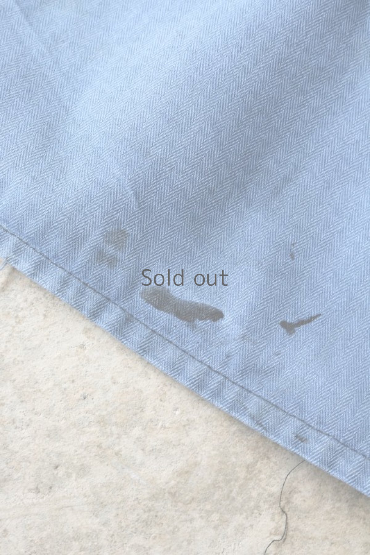 画像9: 【MITSUGU SASAKI】ビンテージリメイク　袖口パッチワークリペア　ワークシャツ (9)