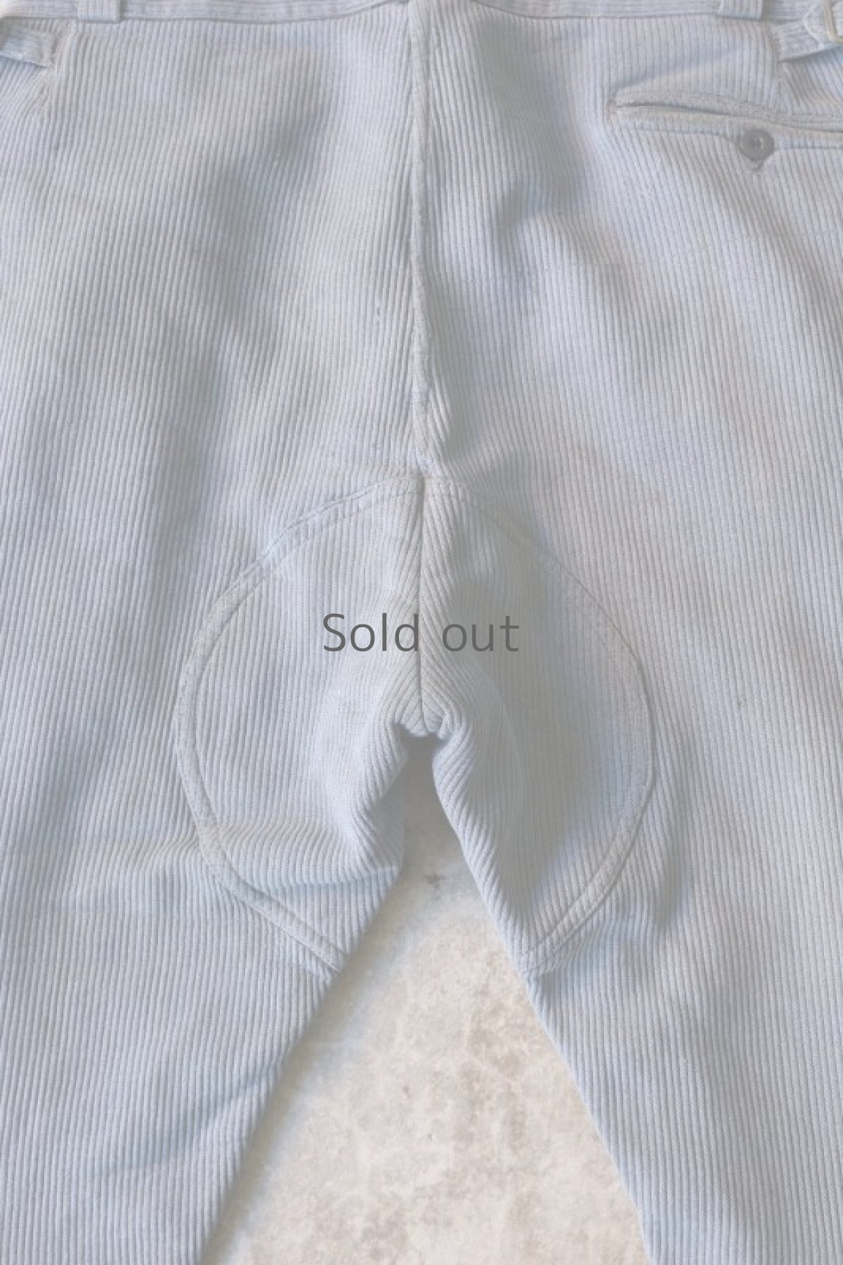 画像9: 【フランス】1950年代頃のコットンピケ　ジョッパーズ（グレー） (9)