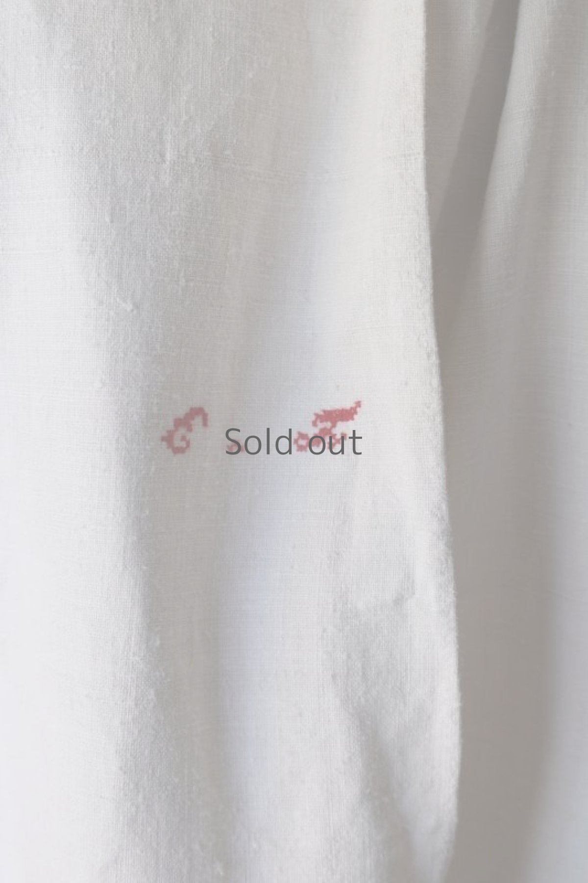 画像5: 【フランス】アンティークリネン　スモックロングシャツ（レアなデザイン） (5)