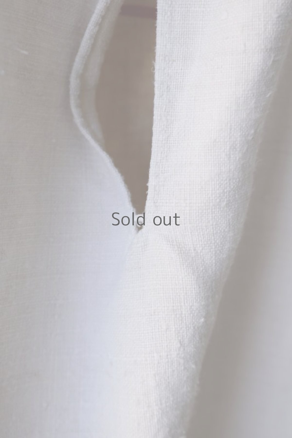 画像6: 【フランス】アンティークリネン　スモックロングシャツ（レアなデザイン） (6)