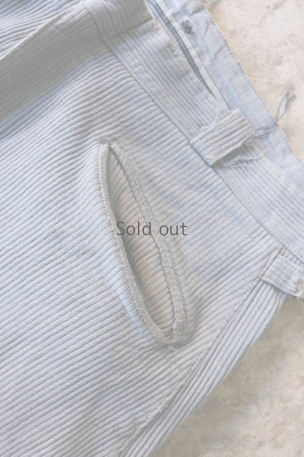 画像8: 【フランス】1950年代頃のコットンピケ　ジョッパーズ（グレー） (8)