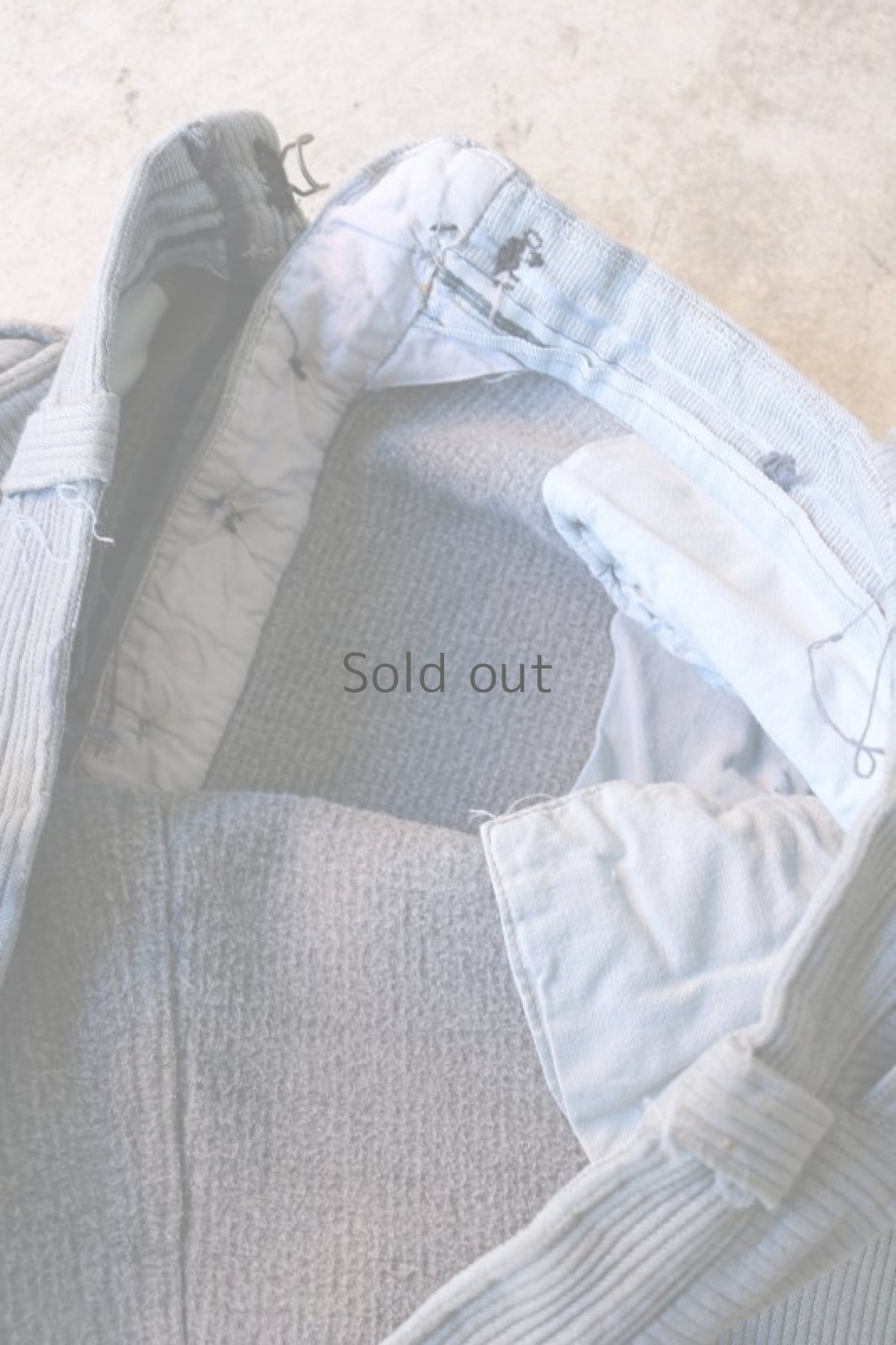 画像11: 【フランス】1950年代頃のコットンピケ　ジョッパーズ（グレー） (11)