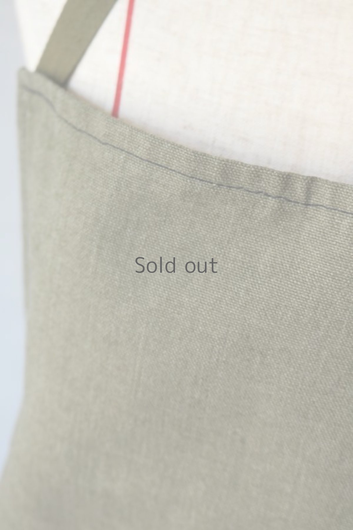 画像4: 【ブルガリア】ミリタリー　ロングエプロン（オリーブブラウン） (4)