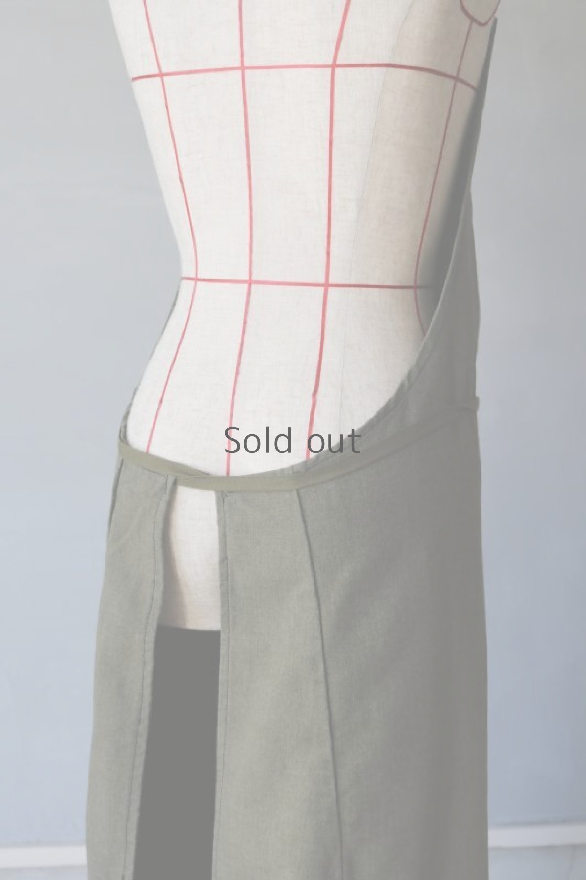 画像7: 【ブルガリア】ミリタリー　ロングエプロン（オリーブブラウン） (7)