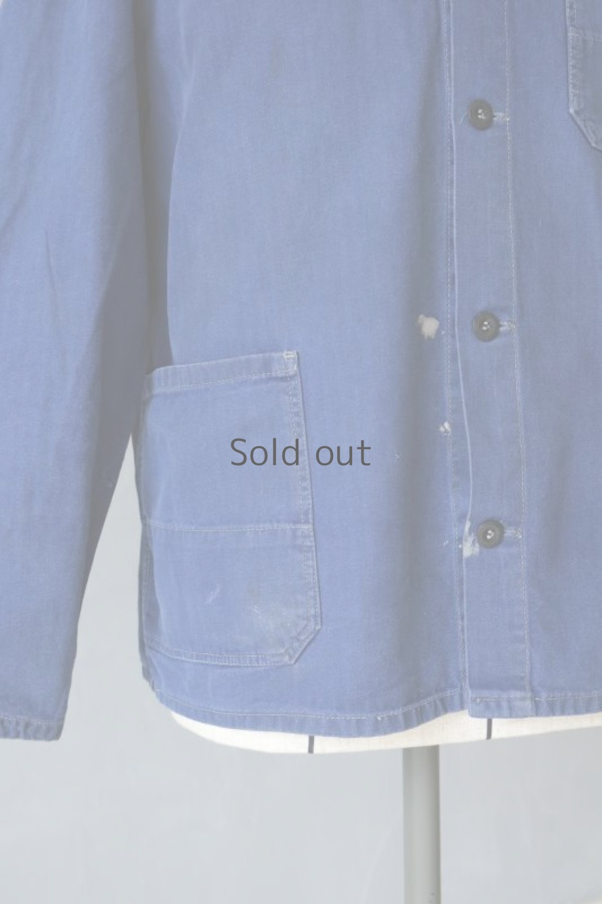 画像5: 【ドイツ】1960年代　ブルーワークジャケット(薄手のコットン) (5)