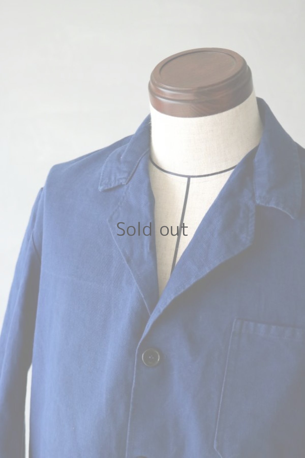 画像3: 【イタリア】1950年代　ブルーワークジャケット(ノッチドラペル) (3)