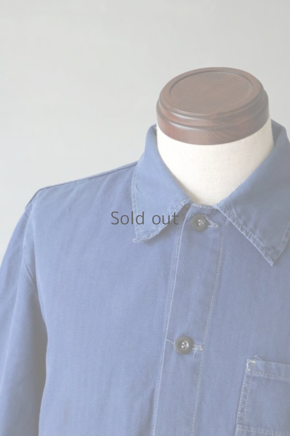 画像3: 【ドイツ】1960年代　ブルーワークジャケット(薄手のコットン) (3)