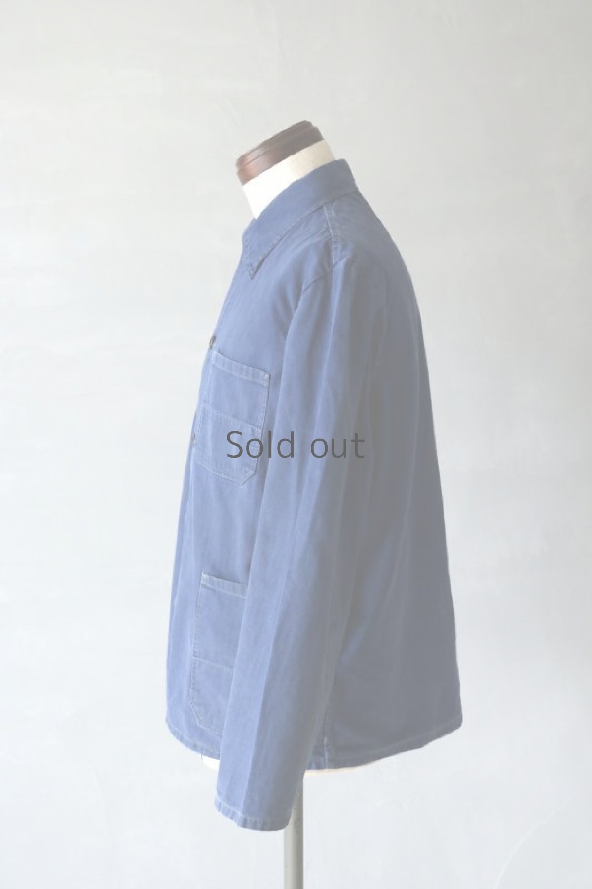 画像6: 【ドイツ】1960年代　ブルーワークジャケット(薄手のコットン) (6)