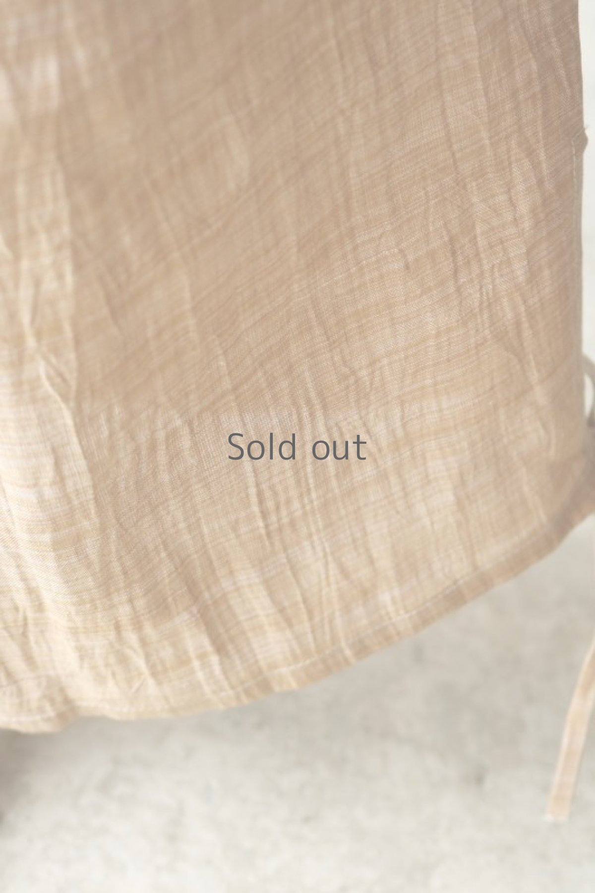 画像10: 【ササキチホ】古布麻 裾紐　ワイドパンツ（小千谷ちぢみ） (10)