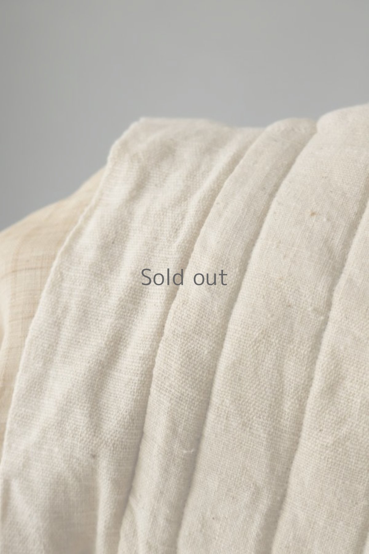 画像12: 【ササキチホ】日本古布　四角衣(生成りの木綿) (12)