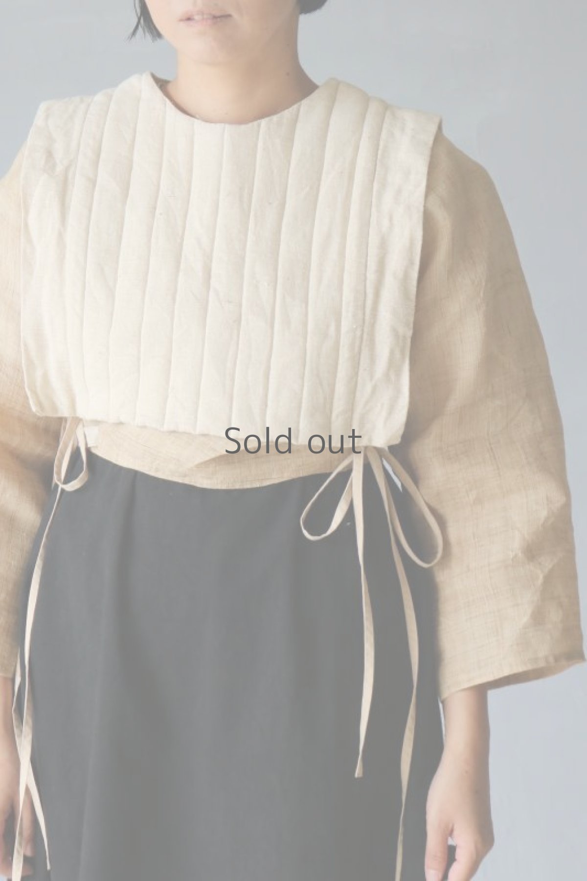 画像3: 【ササキチホ】日本古布　四角衣(生成りの木綿) (3)