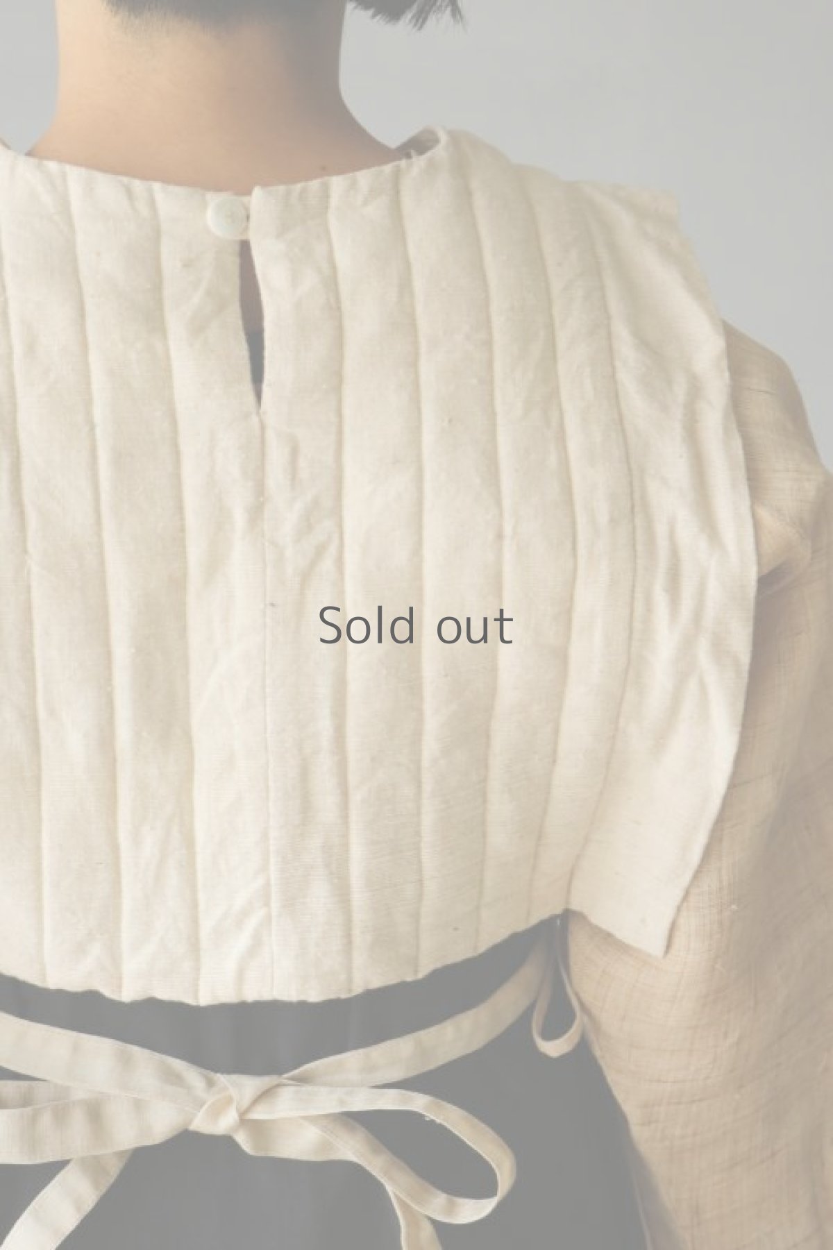 画像13: 【ササキチホ】日本古布　四角衣(生成りの木綿) (13)