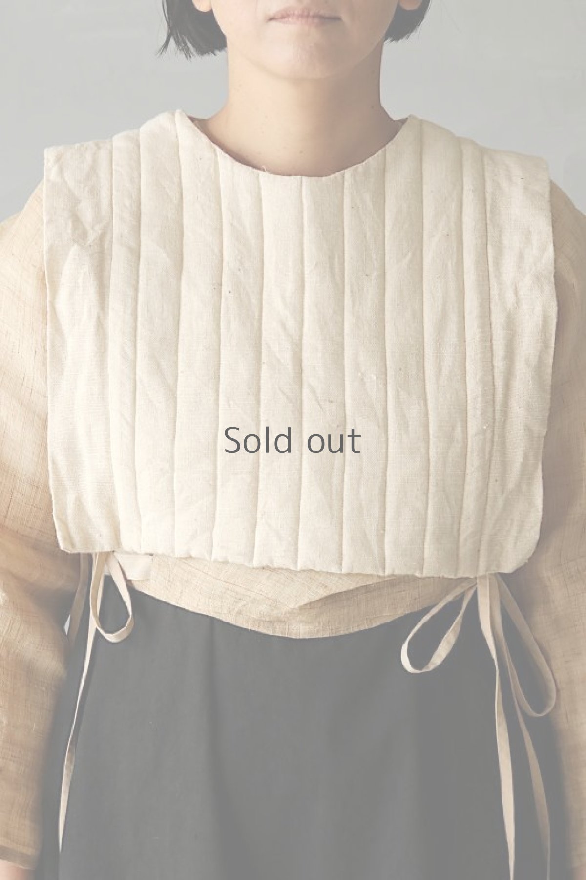 画像6: 【ササキチホ】日本古布　四角衣(生成りの木綿) (6)