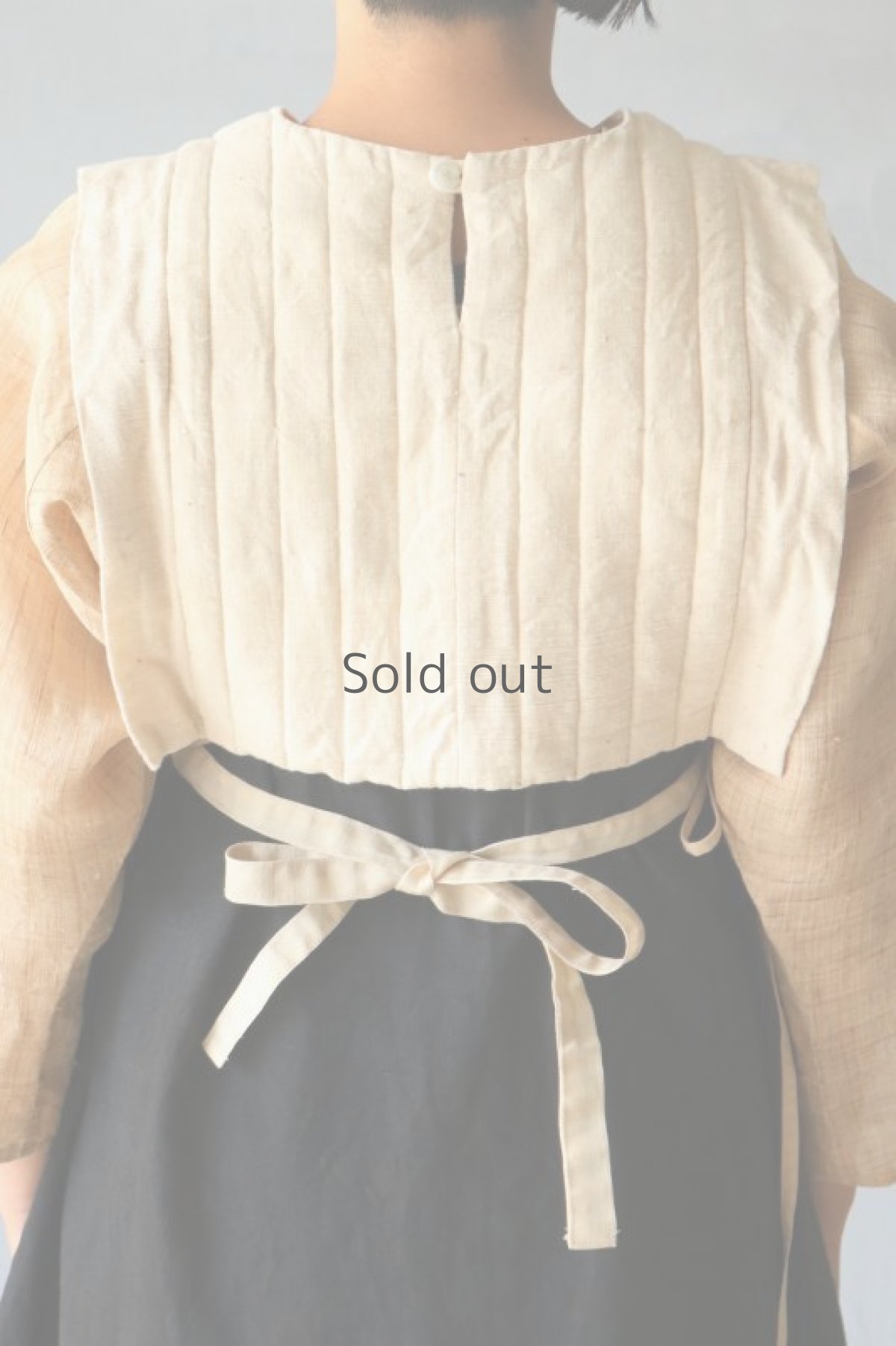 画像14: 【ササキチホ】日本古布　四角衣(生成りの木綿) (14)