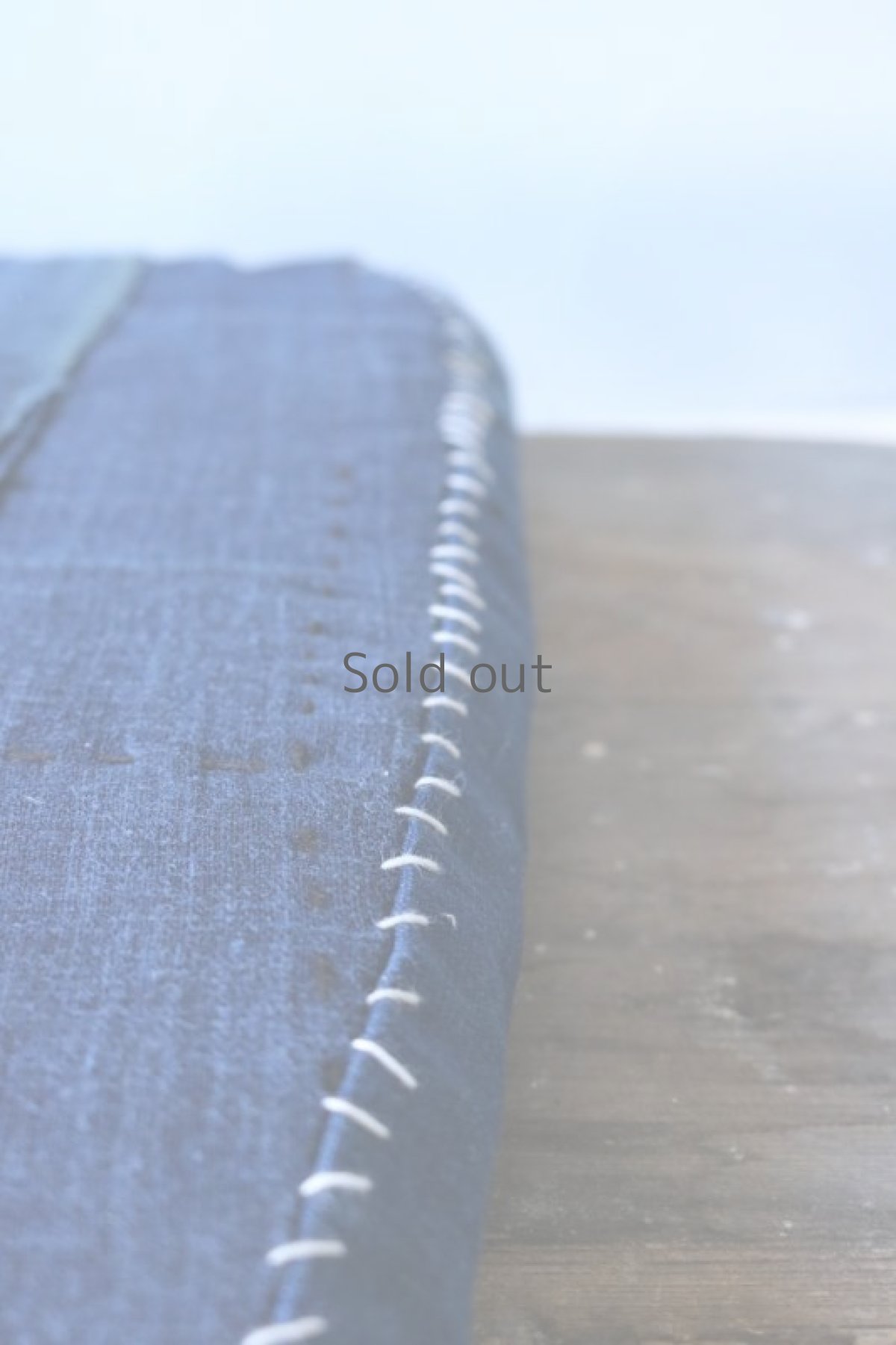 画像11: 【MITSUGU SASAKI】日本古布　藍染パッチワーク　ZABUTON (11)