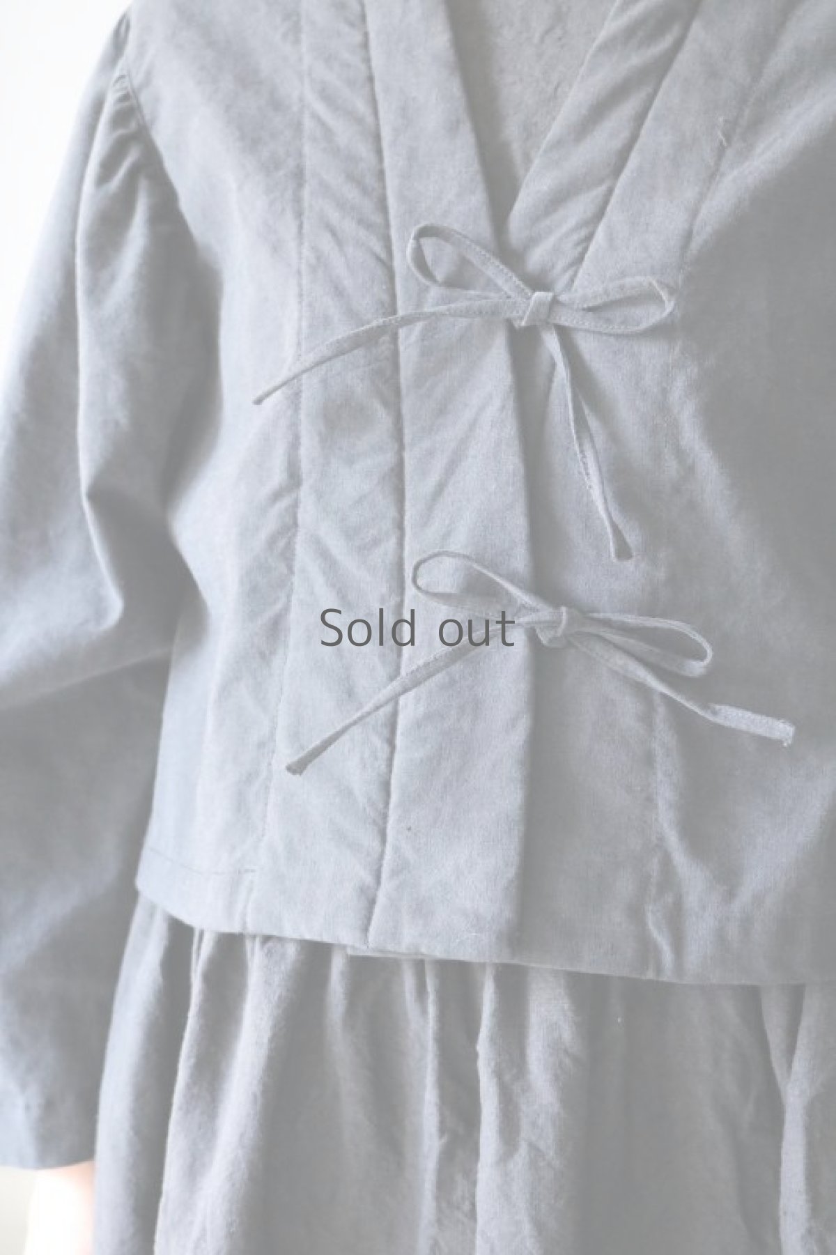 画像6: 【ササキチホ】アンティークリネン×染 シャツジャケット（黒色 ） (6)