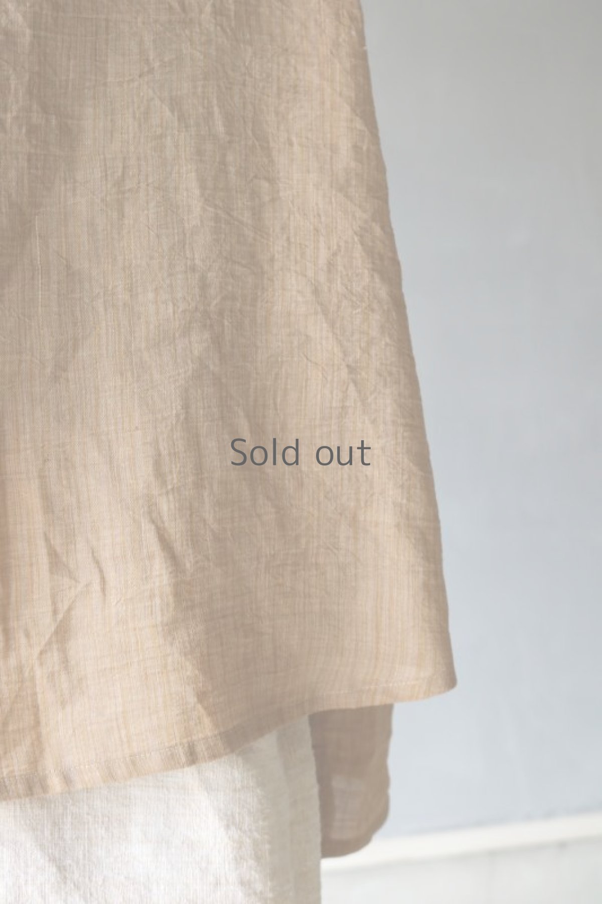 画像14: 【ササキチホ】古布　前紐　麻長衣（小千谷ちぢみ） (14)